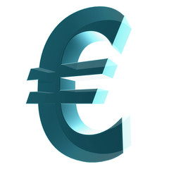 3d sign collection - euro