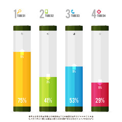 Tube Meter Infographic Elements