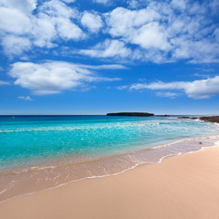 Fototapeta na wymiar Menorca Platja de Binigaus beach Mediterranean paradise