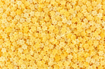 Star-Shaped Stelle Pasta Background