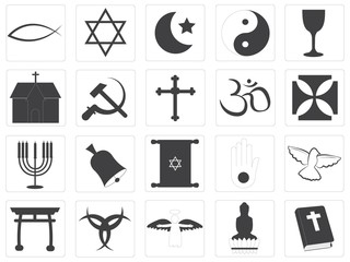 Vector Religious Icons Collection