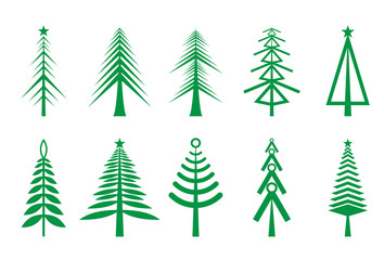 Christmas trees icon