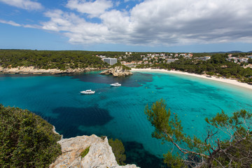 Menorca Cala Galdana Beach in Ciutadella at Balearic