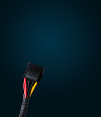 Electric cable with copy space