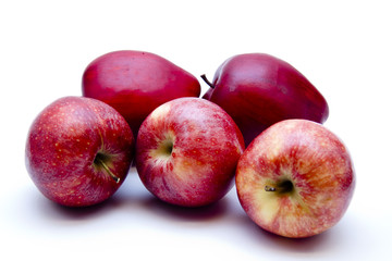 Rote frische Äpfel
