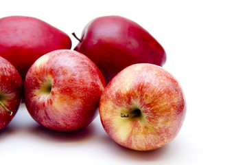 Rote frische Äpfel