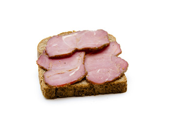 Rinderschinken auf Toastbrot