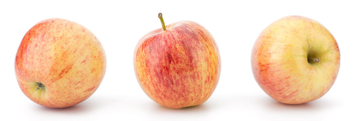 juicy apples isolated on white background