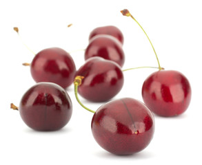 Cherry isolated on white background
