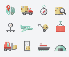 Logistic icons