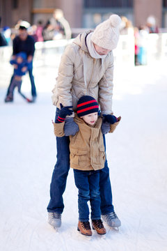 Family Ice Skating