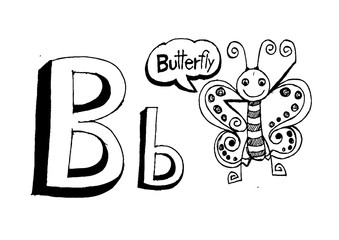 A b c  cartoon text font Hand drawing vector letters