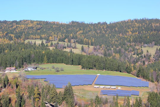Park für Fotovoltaik im Bezirk Voitsberg in der Steiermark