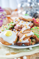 Decorative christmas cookies