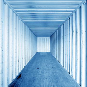 Inside the container
