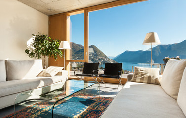 beautiful modern house in cement, interiors,0