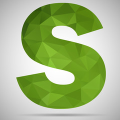 Mosaic letter S