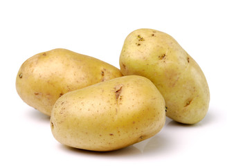 potato isolated on white background
