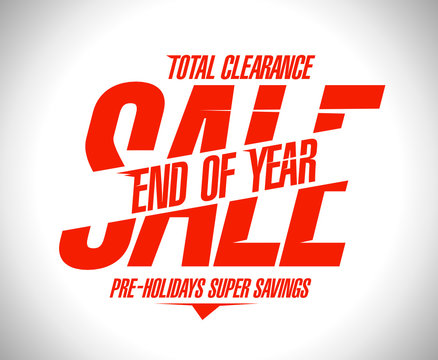 End of year final clearance design