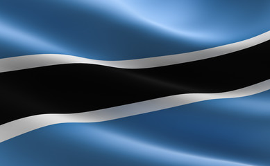 Botswanian flag