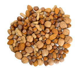 collection of shelled nuts