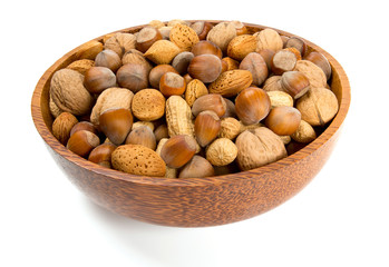 collection of shelled nuts