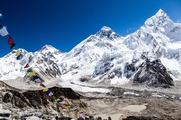 Crédence de cuisine en verre imprimé Lhotse Mount Everest mountains landscape