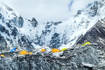 Poster Everest Base Camp bergen landschap © blas