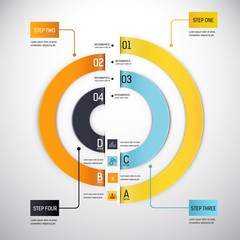 Modern Design template ( can be used for infographics )