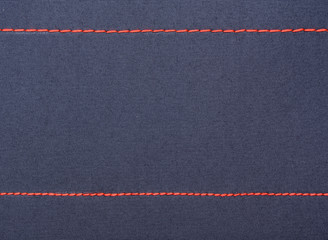 Fabric texture with stitch - obrazy, fototapety, plakaty