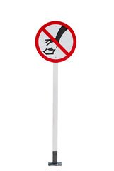 a littering prohibited signal