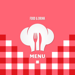 menu chef design background