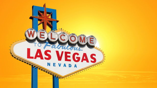 Las Vegas Sign Sunset Time Lapse