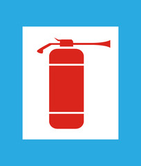 fire extinguisher sign color