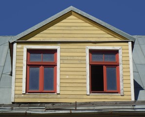 Yellow dormer (Riga, Latvia)