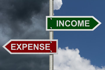 Income versus Expense