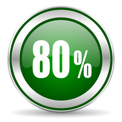 80 percent icon