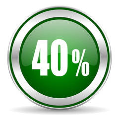 40 percent icon