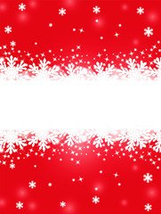 Obraz na płótnie Canvas Christmas background with snowflakes
