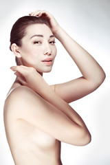 Portrait of a beautiful asian  female model