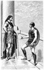 Obraz na płótnie Canvas Proud Barbarian - Antiquity