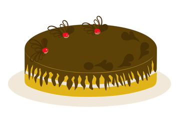 Tort - ilustracja © danako
