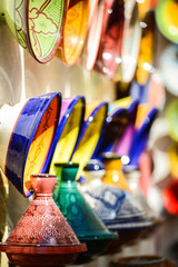 Traditional moroccan earthenware at Essaouira