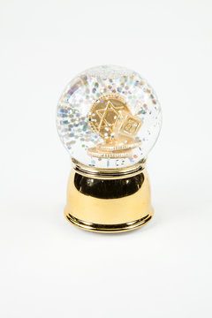 Chanukah Snow Globe