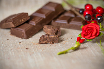 Closeup chocolate