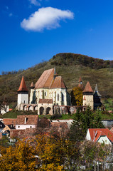 Biertan village and fortified Church in Transylvania, Romania