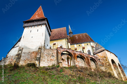 Saxon Fortified Church of Biertan, Near Sighisoara, Transylvania, Romania бесплатно