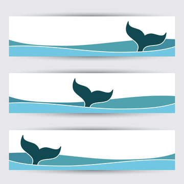 Whale banners