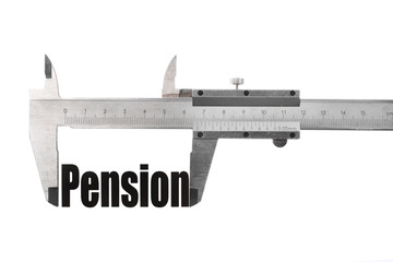 The size of our pension