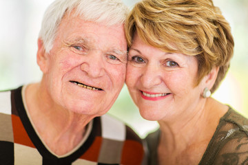 headshot of senior couple